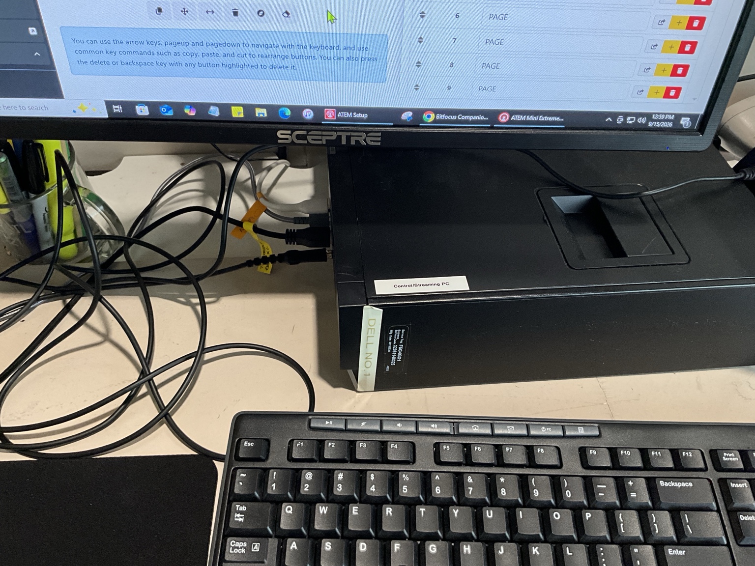 Companion and ATEM workstation