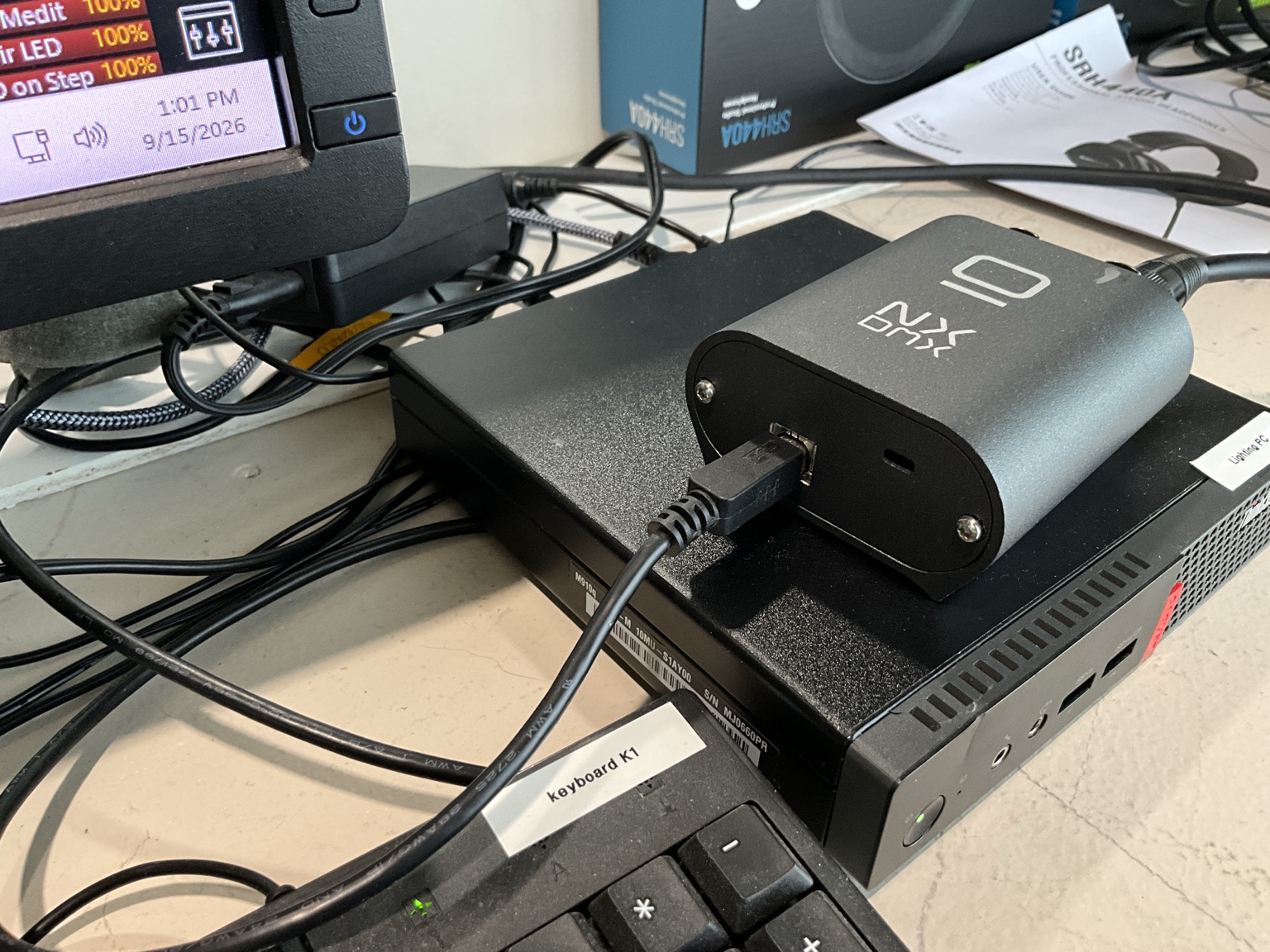 DMX interface — USB side