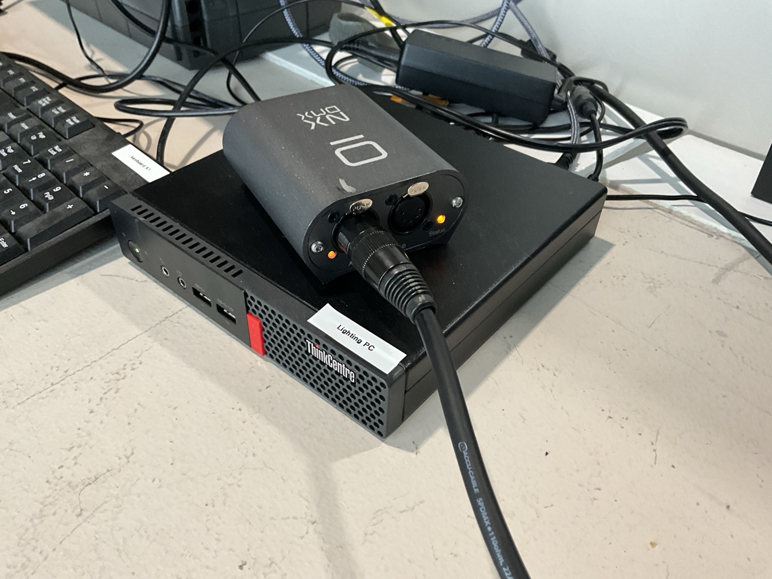 DMX interface — XLR side