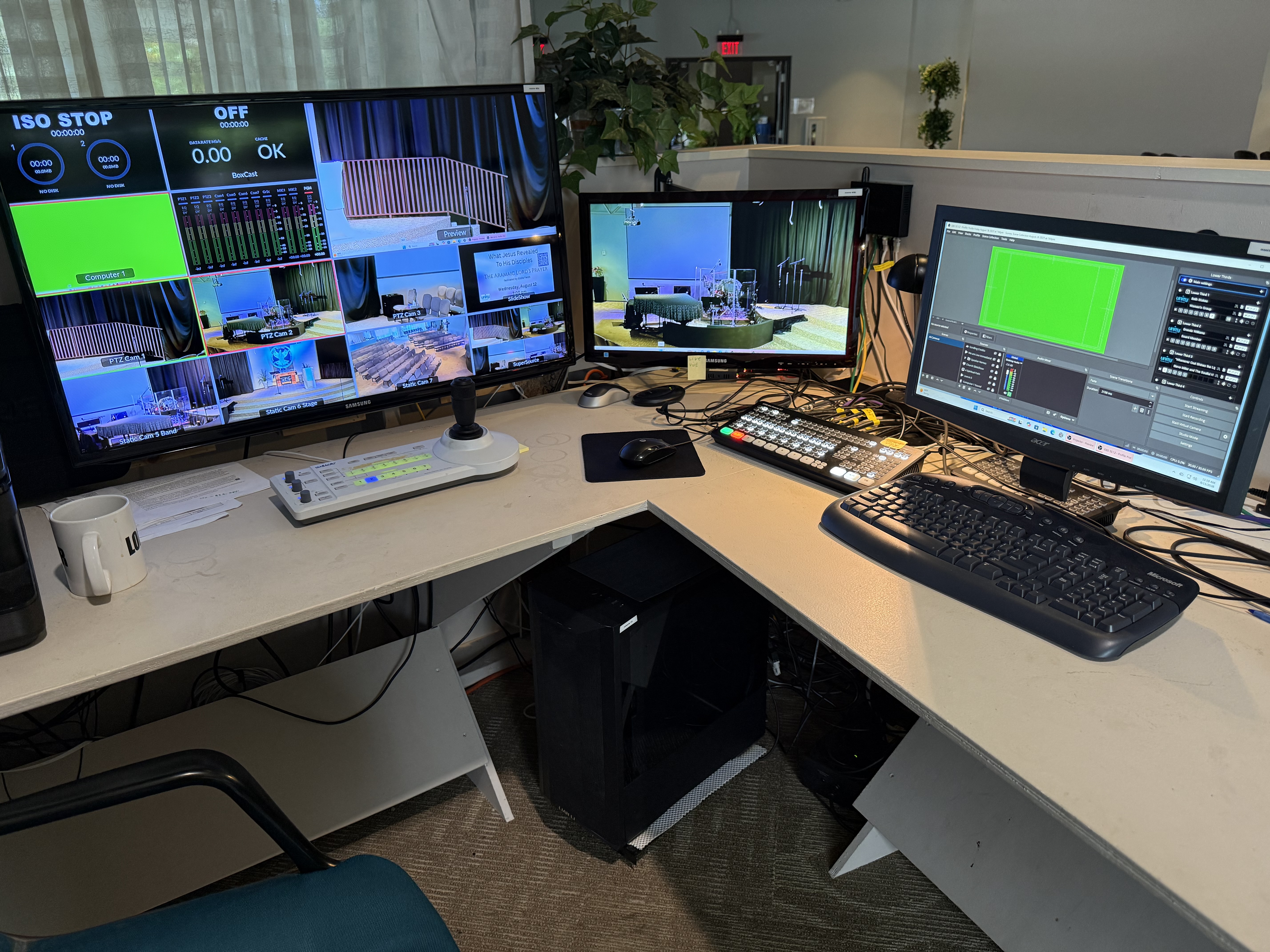 Video booth production workstation